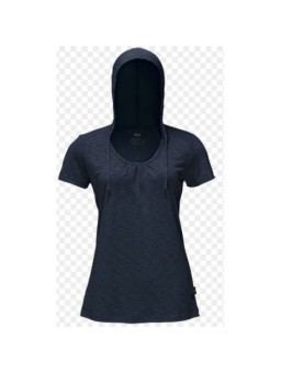 Jack Wolfskin | Travel Hoody T Women | Midnight Blue 